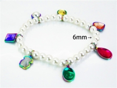 Stainless Steel 316L Bracelets (Colorful)-HY90B0218HPR