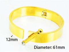 Stainless Steel 316L Bangle (Popular)-HY12B0383HKF