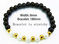HY Wholesale Rosary Bracelets Stainless Steel 316L-HY76B0494LL