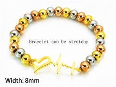 HY Wholesale Rosary Bracelets Stainless Steel 316L-HY76B0466MLS