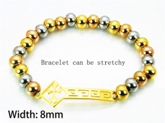 HY Wholesale Rosary Bracelets Stainless Steel 316L-HY76B0493ML