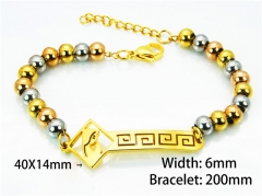 HY Wholesale Rosary Bracelets Stainless Steel 316L-HY76B0328NA