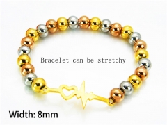 HY Wholesale Rosary Bracelets Stainless Steel 316L-HY76B0464MLG
