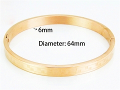 Stainless Steel 316L Bangle (Popular)-HY42B0061HCZ