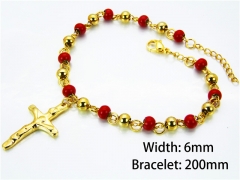 HY Wholesale Rosary Bracelets Stainless Steel 316L-HY76B0511ML
