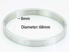 Stainless Steel 316L Bangle (Popular)-HY42B0015HRR