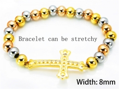 HY Wholesale Rosary Bracelets Stainless Steel 316L-HY76B0249ML
