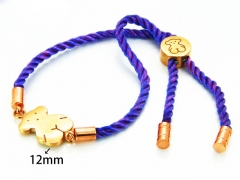 HY Wholesale Stainless Steel 316L Bracelets (18K-Gold Color)-HY90B0120HNX