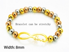 HY Wholesale Rosary Bracelets Stainless Steel 316L-HY76B0470MLZ