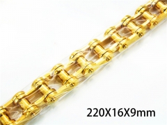 Stainless Steel 316L Bracelets (Bike Chain)-HY08B0106JJC