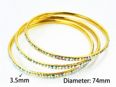 HY Jewelry Wholesale Stainless Steel 316L Bangle (Merger)-HY58B0132HHA