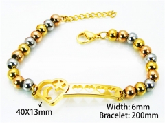 HY Wholesale Rosary Bracelets Stainless Steel 316L-HY76B0310NX