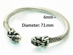 HY Jewelry Wholesale Stainless Steel 316L Bangle (Steel Wire)-HY22B0076ILW
