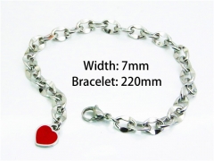 Stainless Steel 316L Bracelets (Steel Color)-HY81B0654MF