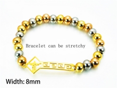 HY Wholesale Rosary Bracelets Stainless Steel 316L-HY76B0499MLD