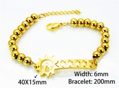 HY Wholesale Rosary Bracelets Stainless Steel 316L-HY76B0313NA