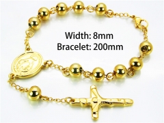 HY Wholesale Rosary Bracelets Stainless Steel 316L-HY76B0531MLA