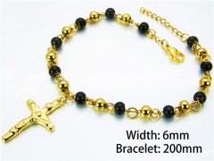 HY Wholesale Rosary Bracelets Stainless Steel 316L-HY76B0513ML