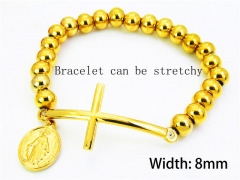 HY Wholesale Rosary Bracelets Stainless Steel 316L-HY76B0249NL