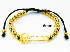 HY Wholesale Rosary Bracelets Stainless Steel 316L-HY76B0819NW