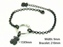HY Wholesale Stainless Steel 316L Bracelets (Steel Color)-HY90B0151HJR