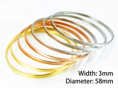 HY Jewelry Wholesale Stainless Steel 316L Bangle (Merger)-HY58B0139HZL