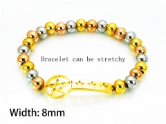HY Wholesale Rosary Bracelets Stainless Steel 316L-HY76B0483MLF
