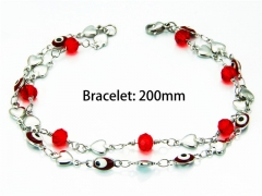 HY Wholesale Stainless Steel 316L Bracelets (Steel Color)-HY81B0158HHS