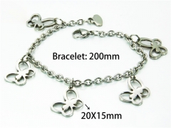 HY Wholesale Stainless Steel 316L Bracelets (Steel Color)-HY81B0182OQ
