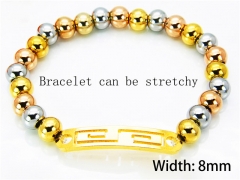 HY Wholesale Rosary Bracelets Stainless Steel 316L-HY76B0247ML