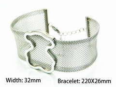 HY Jewelry Wholesale Stainless Steel 316L Bangle (Steel Wire)-HY90B0128HNU