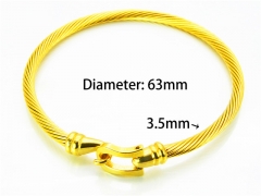 HY Jewelry Wholesale Stainless Steel 316L Bangle (Steel Wire)-HY58B0173HHE