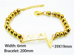 HY Wholesale Rosary Bracelets Stainless Steel 316L-HY76B0323ND