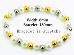 HY Wholesale Rosary Bracelets Stainless Steel 316L-HY76B0499KL