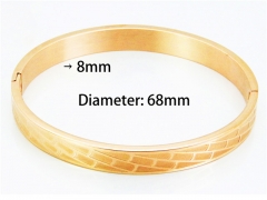 Stainless Steel 316L Bangle (Popular)-HY42B0009HAS
