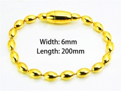 HY Wholesale Stainless Steel 316L Bracelets (18K-Gold Color)-HY81B0664HHA