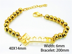 HY Wholesale Rosary Bracelets Stainless Steel 316L-HY76B0315ND