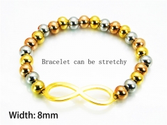 HY Wholesale Rosary Bracelets Stainless Steel 316L-HY76B0468MLD