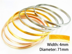 HY Jewelry Wholesale Stainless Steel 316L Bangle (Merger)-HY58B0115HJQ