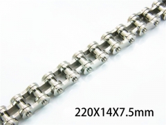 Stainless Steel 316L Bracelets (Bike Chain)-HY08B0100HOR