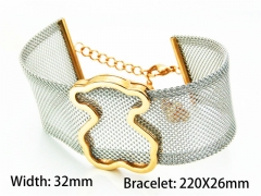 HY Jewelry Wholesale Stainless Steel 316L Bangle (Steel Wire)-HY90B0130IUU