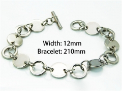 HY Wholesale Stainless Steel 316L Bracelets (Steel Color)-HY81B0188OE