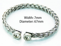 HY Jewelry Wholesale Stainless Steel 316L Bangle (Steel Wire)-HY81B0126HIE