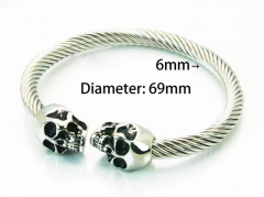 HY Jewelry Wholesale Stainless Steel 316L Bangle (Steel Wire)-HY22B0080ILY