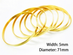 HY Jewelry Wholesale Stainless Steel 316L Bangle (Merger)-HY58B0187HLW