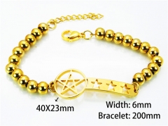 HY Wholesale Rosary Bracelets Stainless Steel 316L-HY76B0303NG