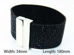 Wholesale Bracelets (Leather) (Natural Crystal)-HY81B0423HMR