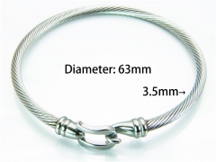 HY Jewelry Wholesale Stainless Steel 316L Bangle (Steel Wire)-HY58B0171PR