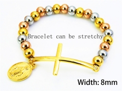 HY Wholesale Rosary Bracelets Stainless Steel 316L-HY76B0250NL