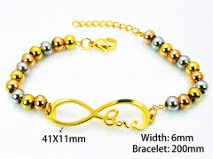HY Wholesale Rosary Bracelets Stainless Steel 316L-HY76B0324NS